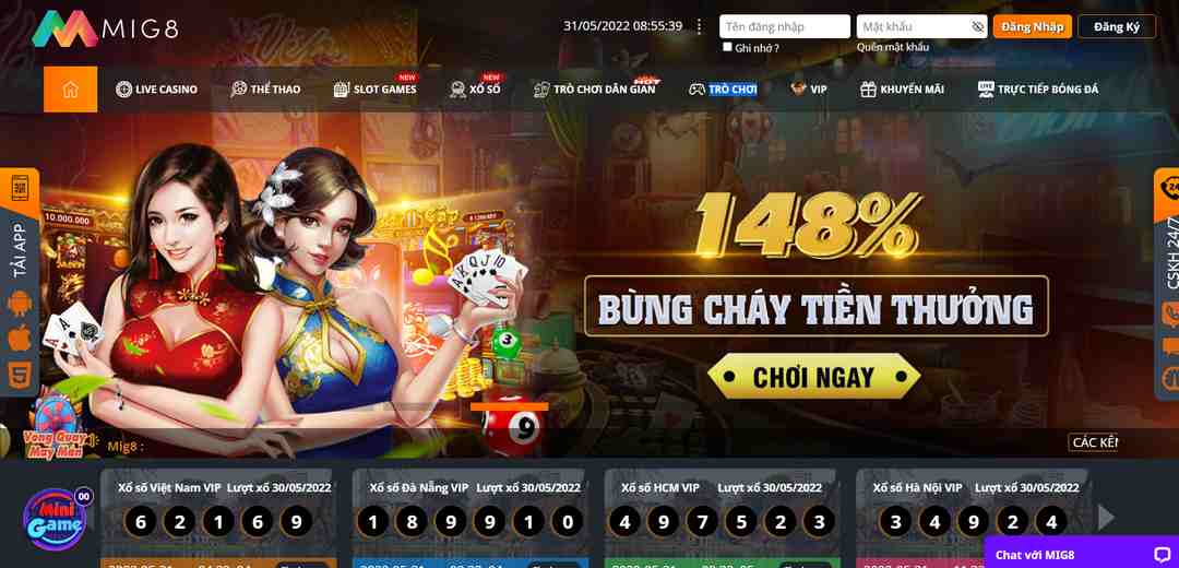 Các tính năng chính của trang web game Kc88 - Kc88